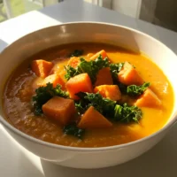 sweet potato and kale soup